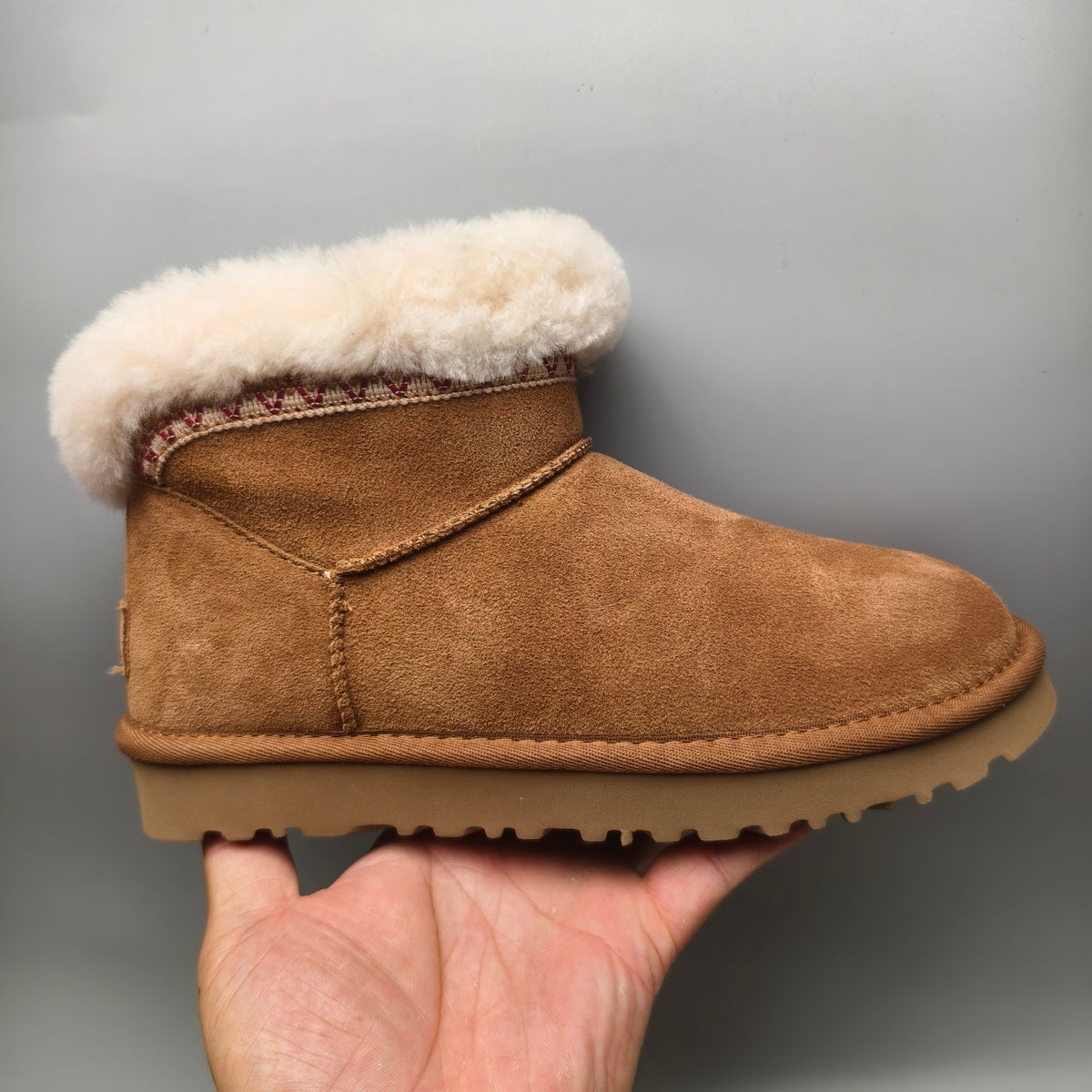 4496 Ethnic Low-Top Casual Sneakers – Chestnut (In Stock)