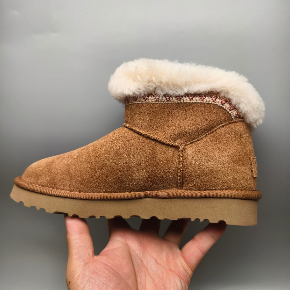 4496 Ethnic Low-Top Casual Sneakers – Chestnut (In Stock)