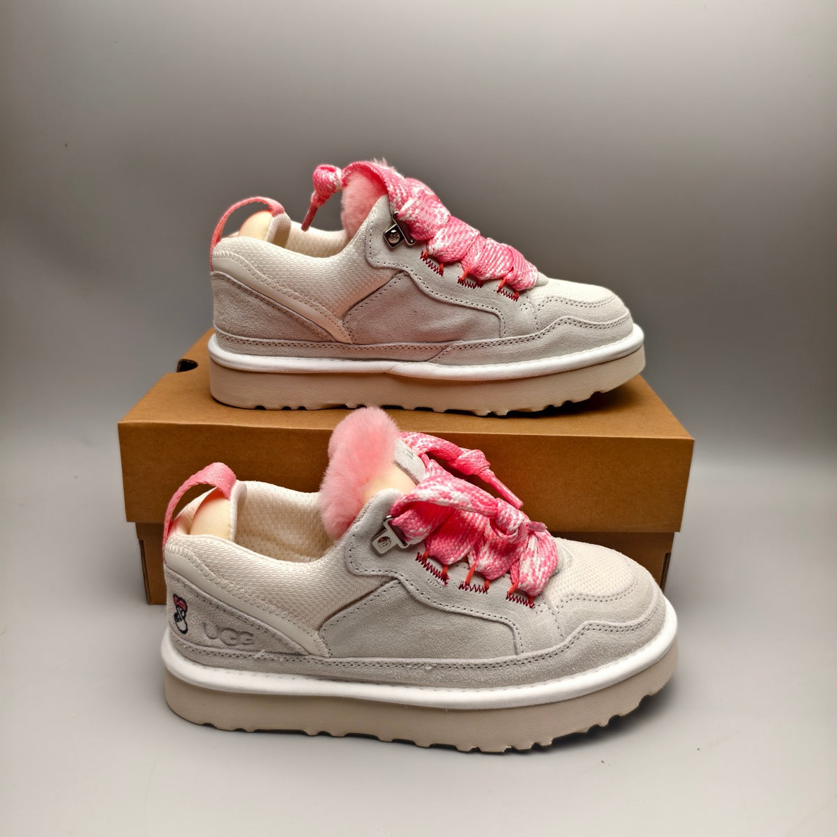 4032 2170 Couples Mesh Sport Casual Sneakers – White (In Stock)