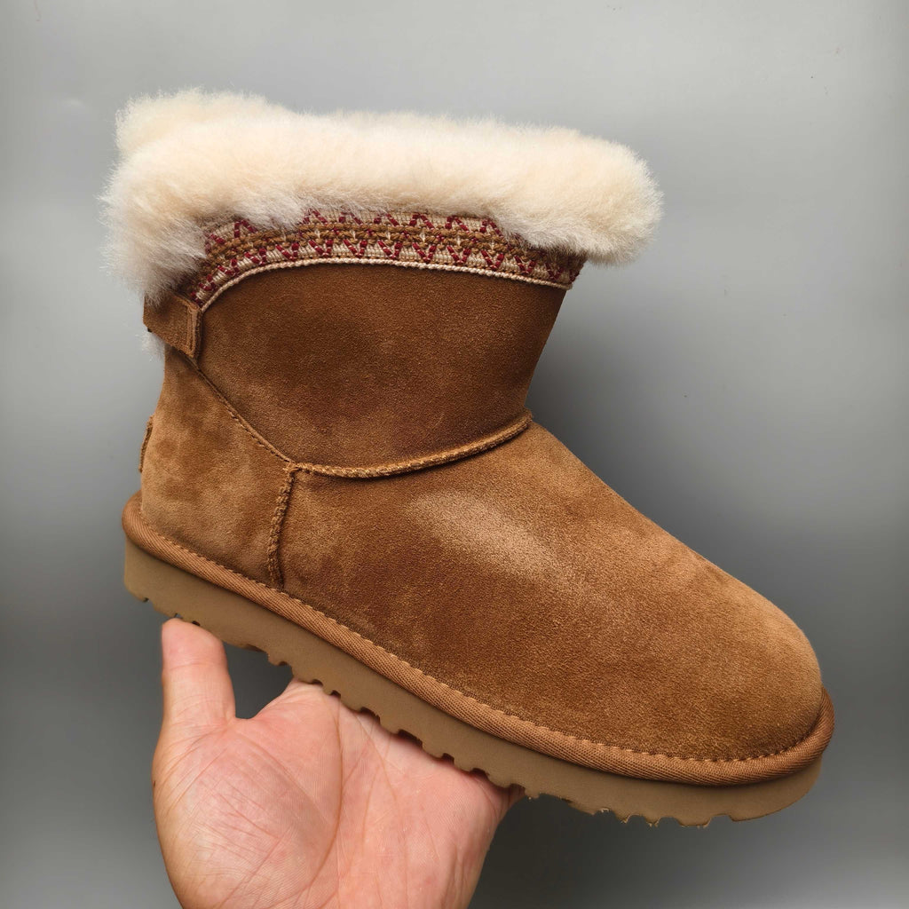 4517 Ethnic Back Strap Casual Shoes – Chestnut (In Stock)