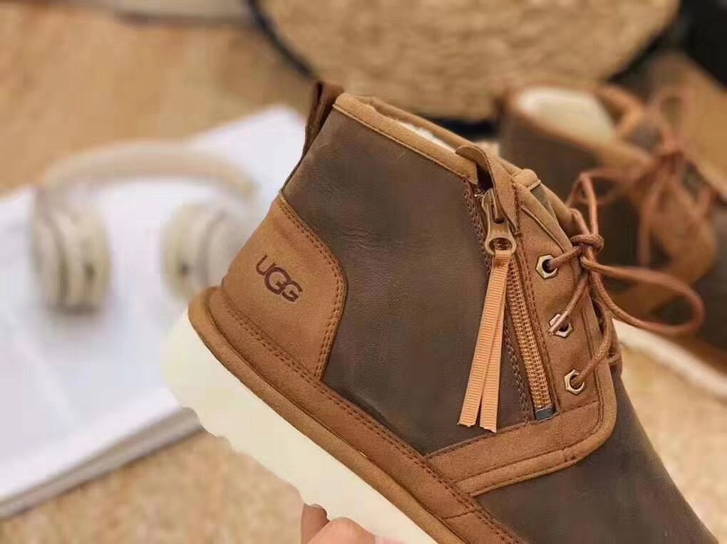 3883 New Upgraded Neum Zipper Boots – Chestnut (New Arrival)