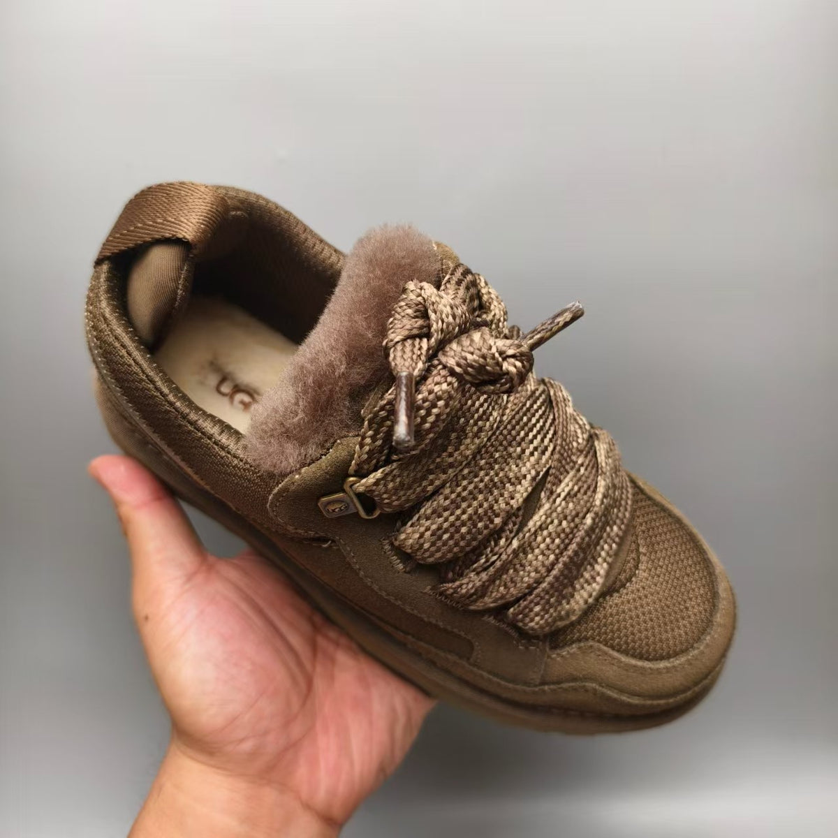 4032 Couples Mesh Sport Casual Sneakers – Walnut (In Stock)