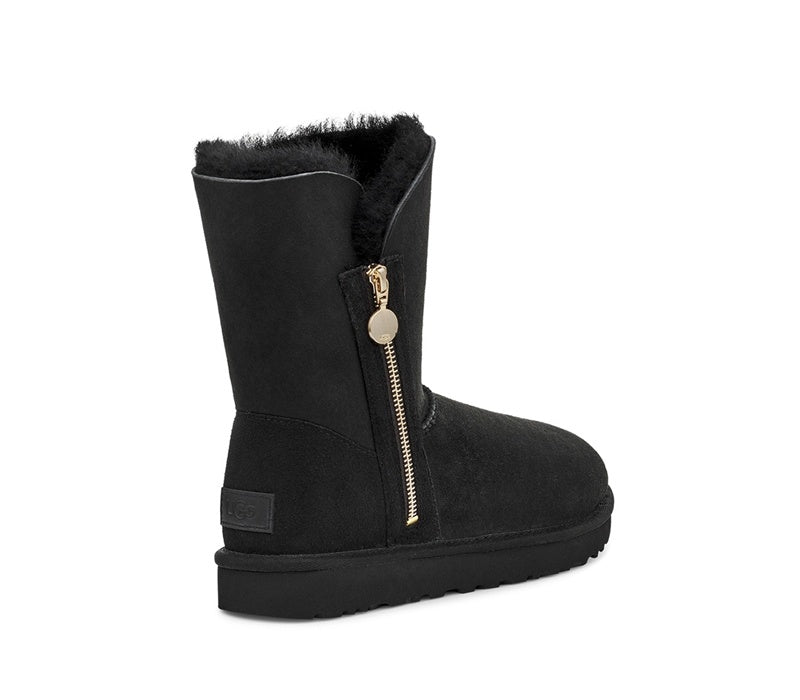 2480 Side Zip Mid-Calf Boots – Black (In Stock)