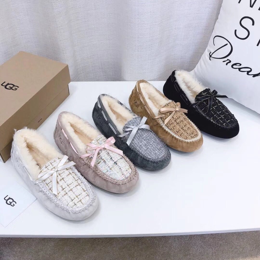 5623 Chanel-Style Driving Loafers – Black (New Arrival)