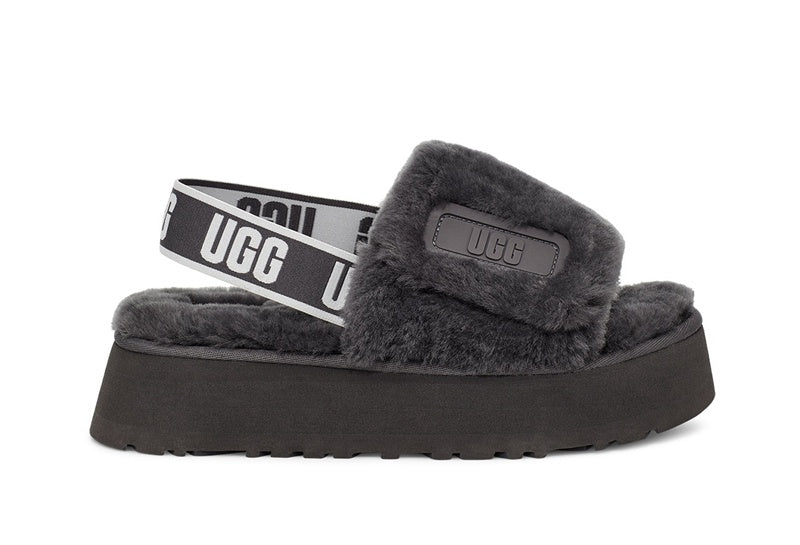 2258 Disco Fuzz Sandals – Gray (In Stock)