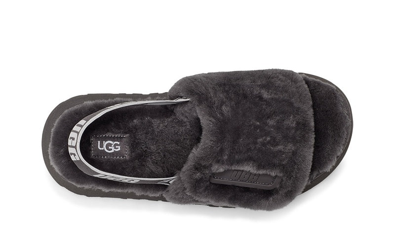 2258 Disco Fuzz Sandals – Gray (In Stock)