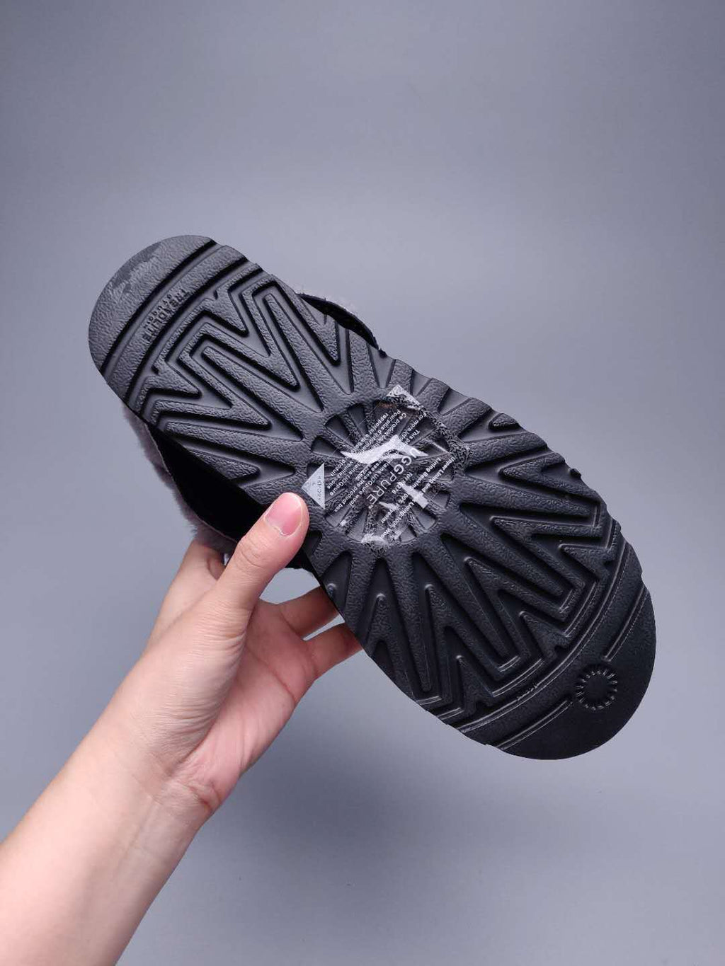 3090 Fluffy Lace-Up Ankle Boots – Black (In Stock)