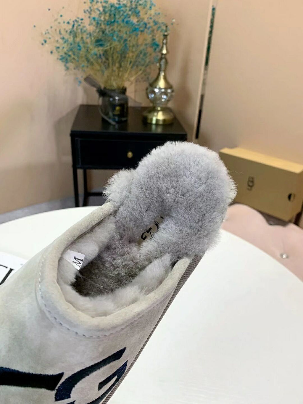 2593 G-Style Indoor Slippers – Gray (In Stock)
