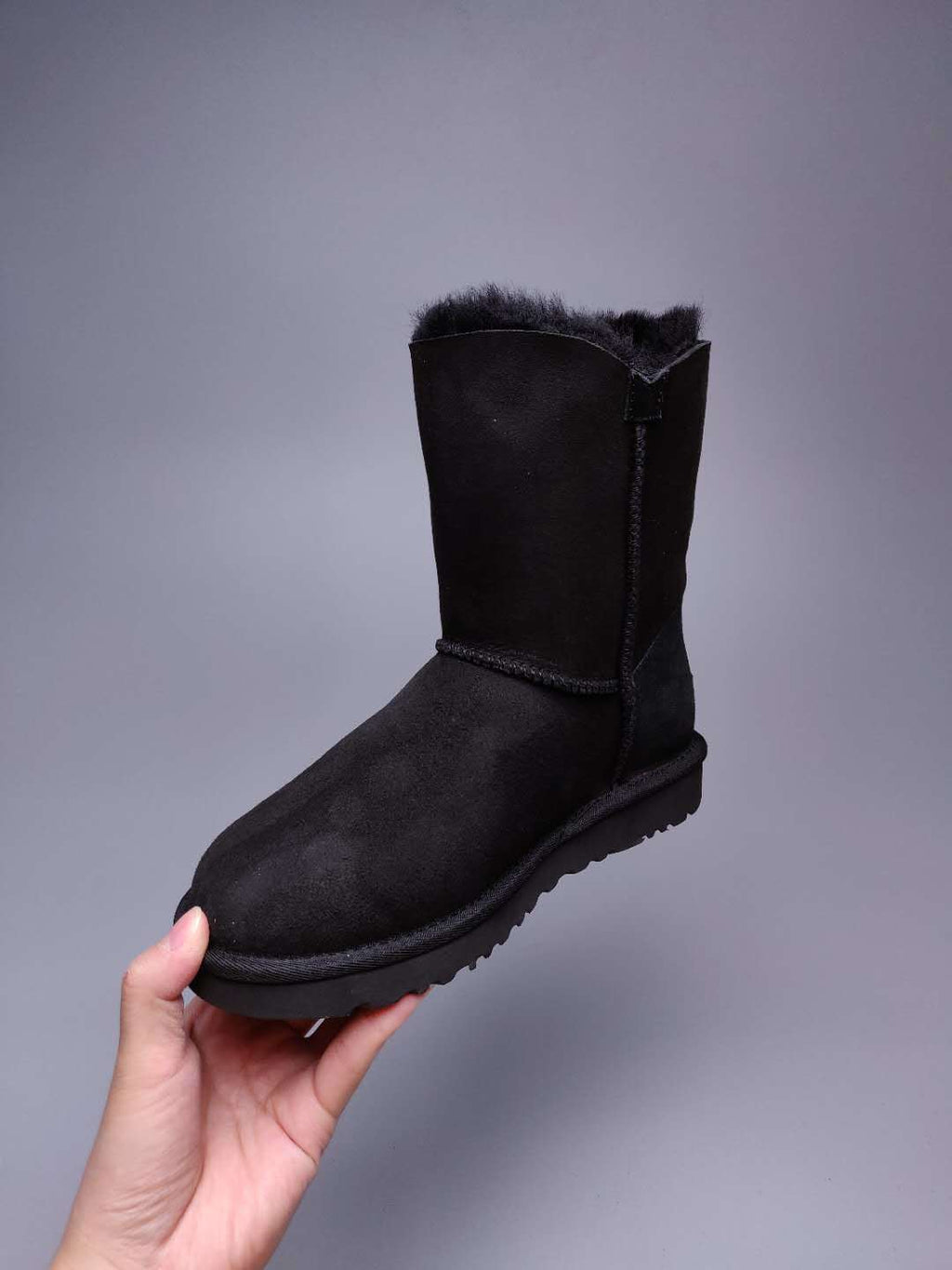 2480 Side Zip Mid-Calf Boots – Black (In Stock)