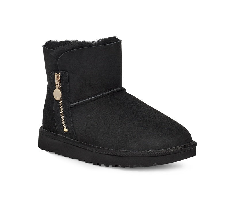 2481 Side Zip Ankle Boots – Black (In Stock)