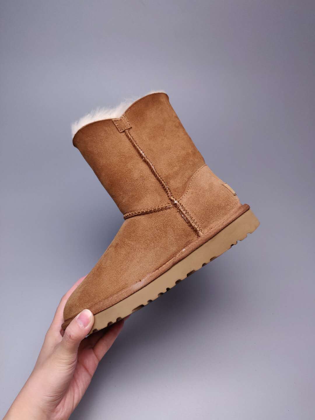 2480 Side Zip Mid-Calf Boots – Chestnut (In Stock)