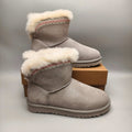4517 Ethnic Back Strap Casual Shoes – Gray (In Stock)
