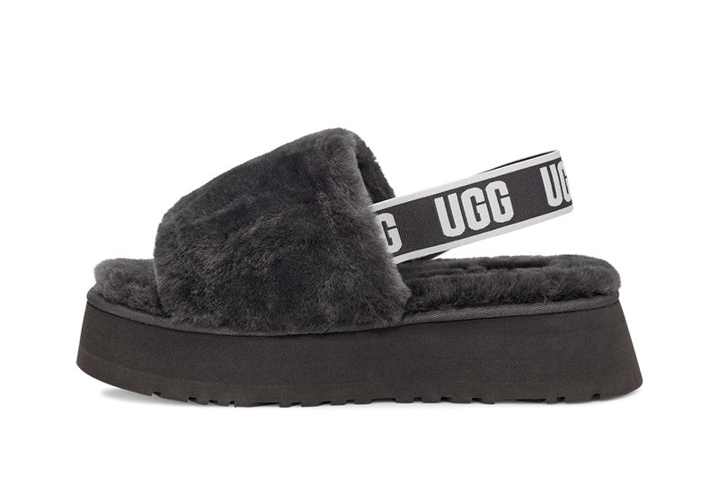 2258 Disco Fuzz Sandals – Gray (In Stock)