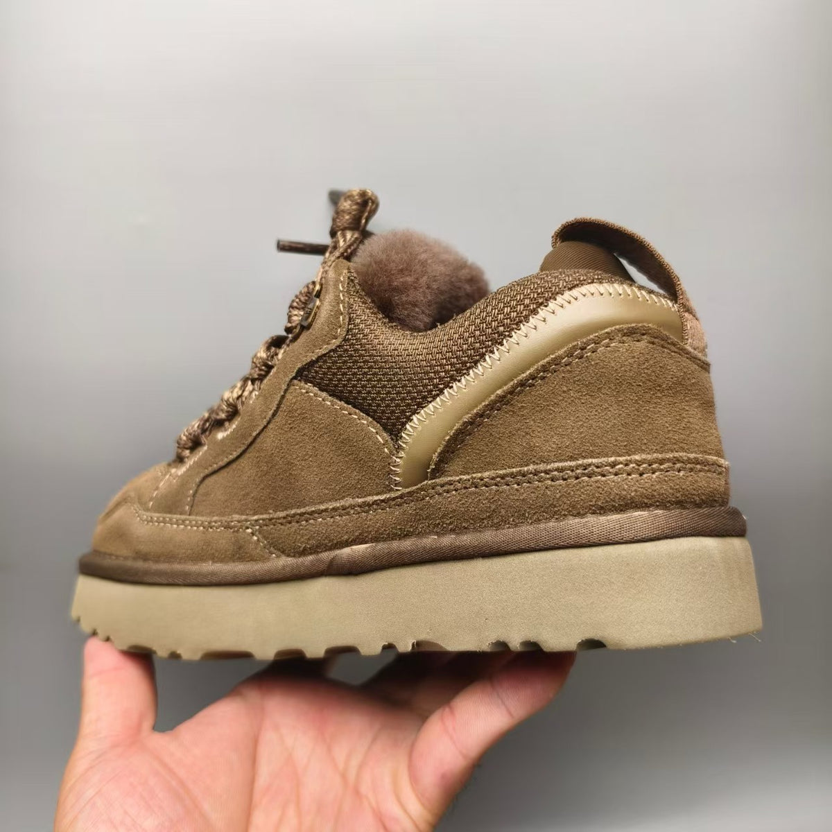4032 Couples Mesh Sport Casual Sneakers – Walnut (In Stock)