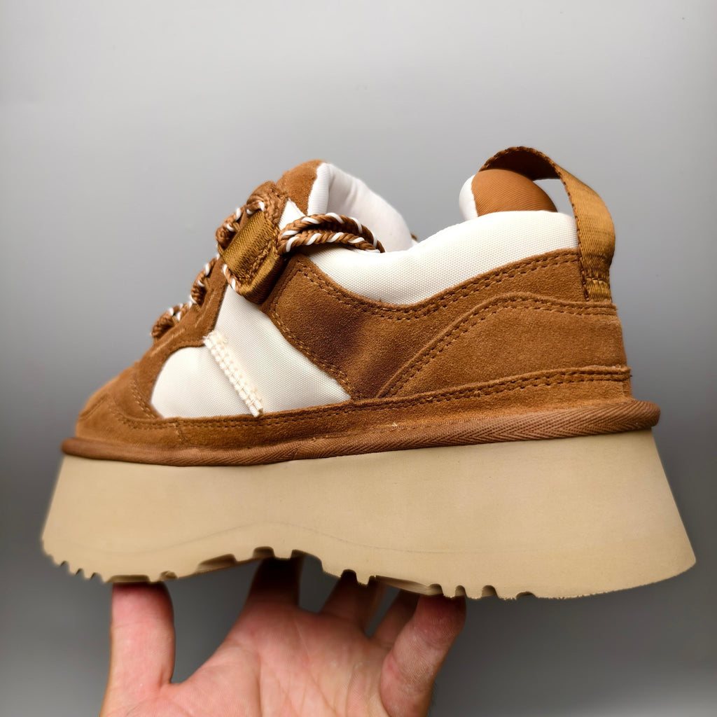 1541 Chunky Dad Sneakers – Chestnut Lace-Up Casual (In Stock)