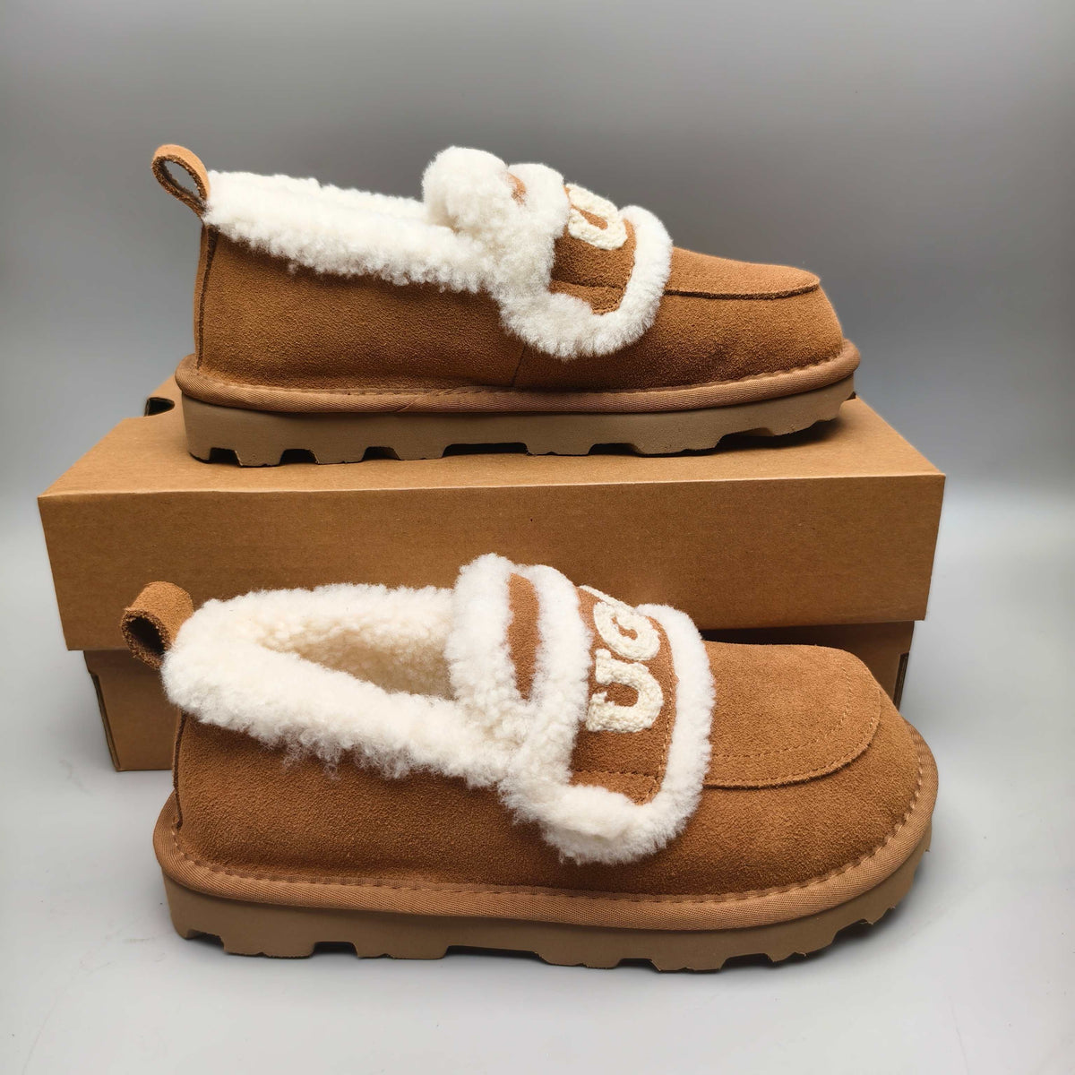 2939 Full-Wrap Big Logo Casual Shoes – Chestnut (In Stock)