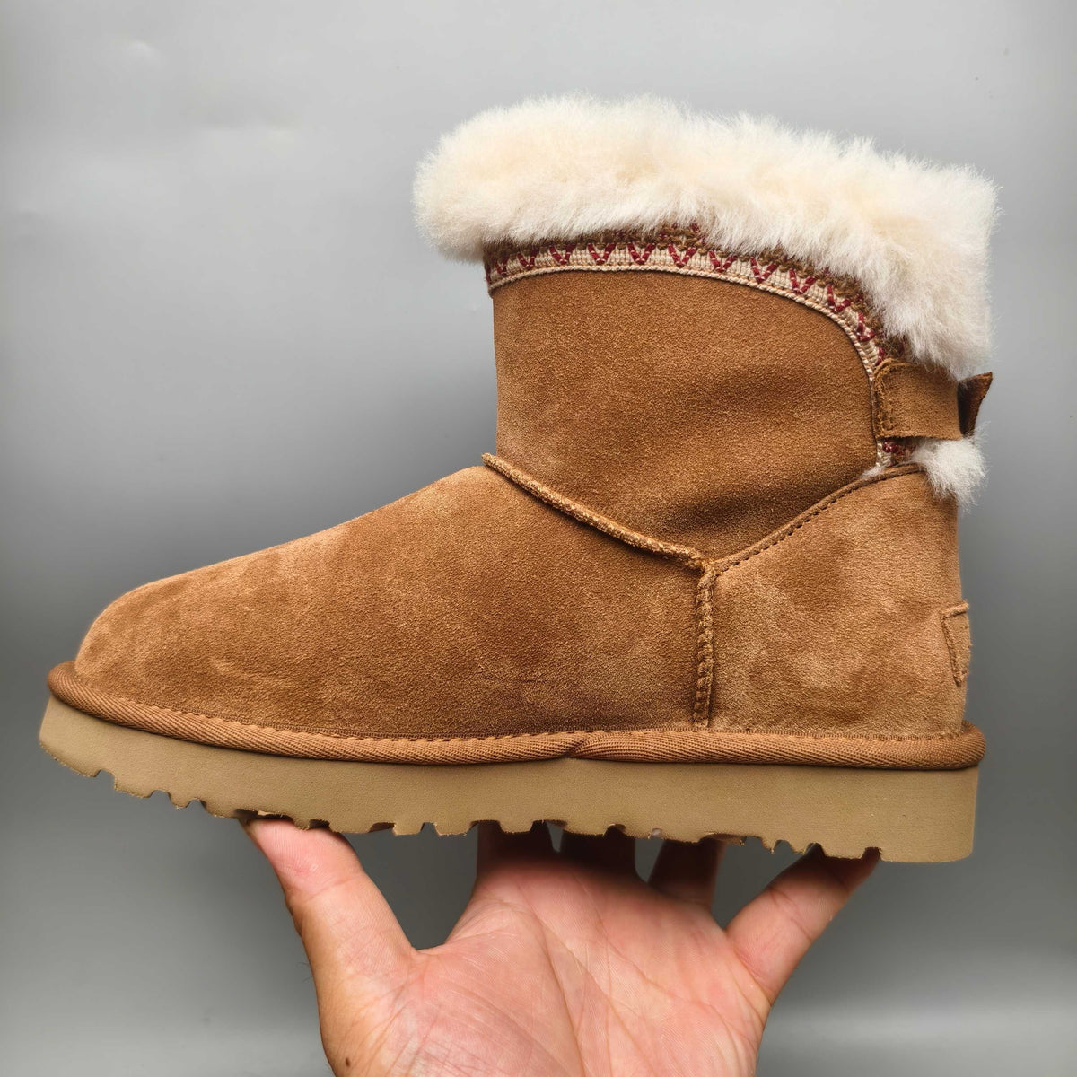 4517 Ethnic Back Strap Casual Shoes – Chestnut (In Stock)