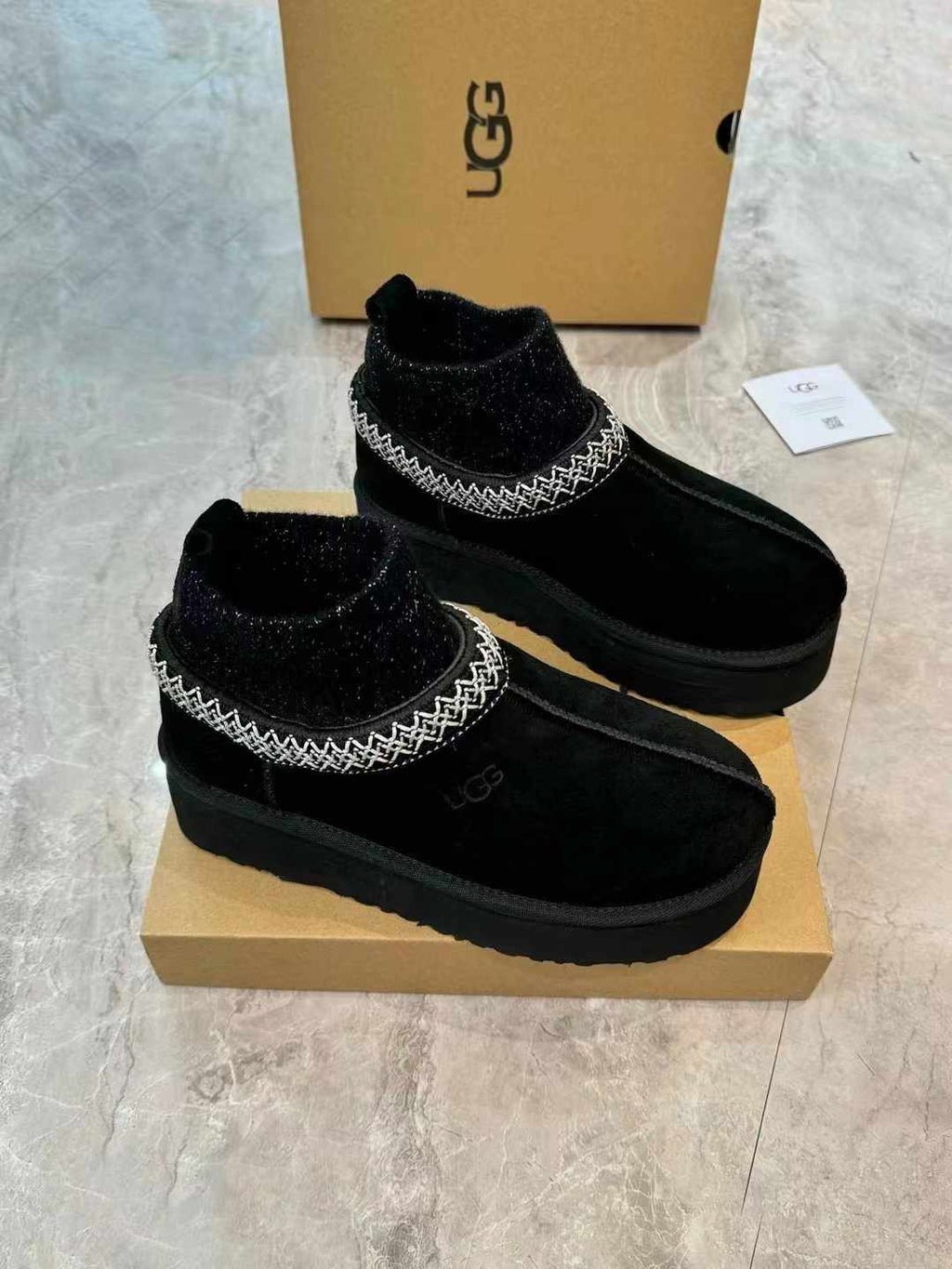 2024 New Ethnic-Inspired Snow Boots – Wool Sock Cuff Edition (Style 1125956)