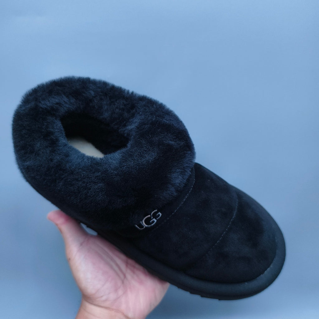 6390 Platform Slip-On Casual Shoes – Black (In Stock)