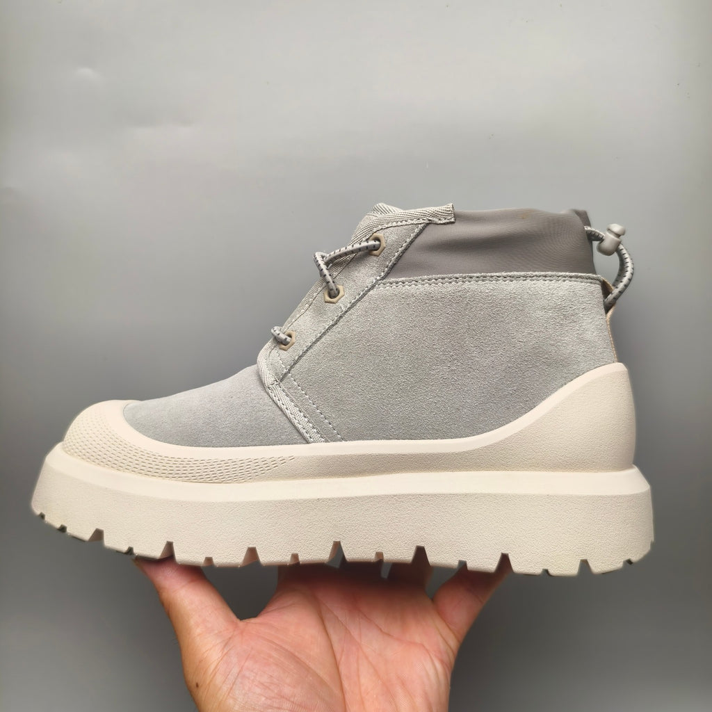 3991 High-Top Trendy Casual Sneakers – Light Gray (In Stock)
