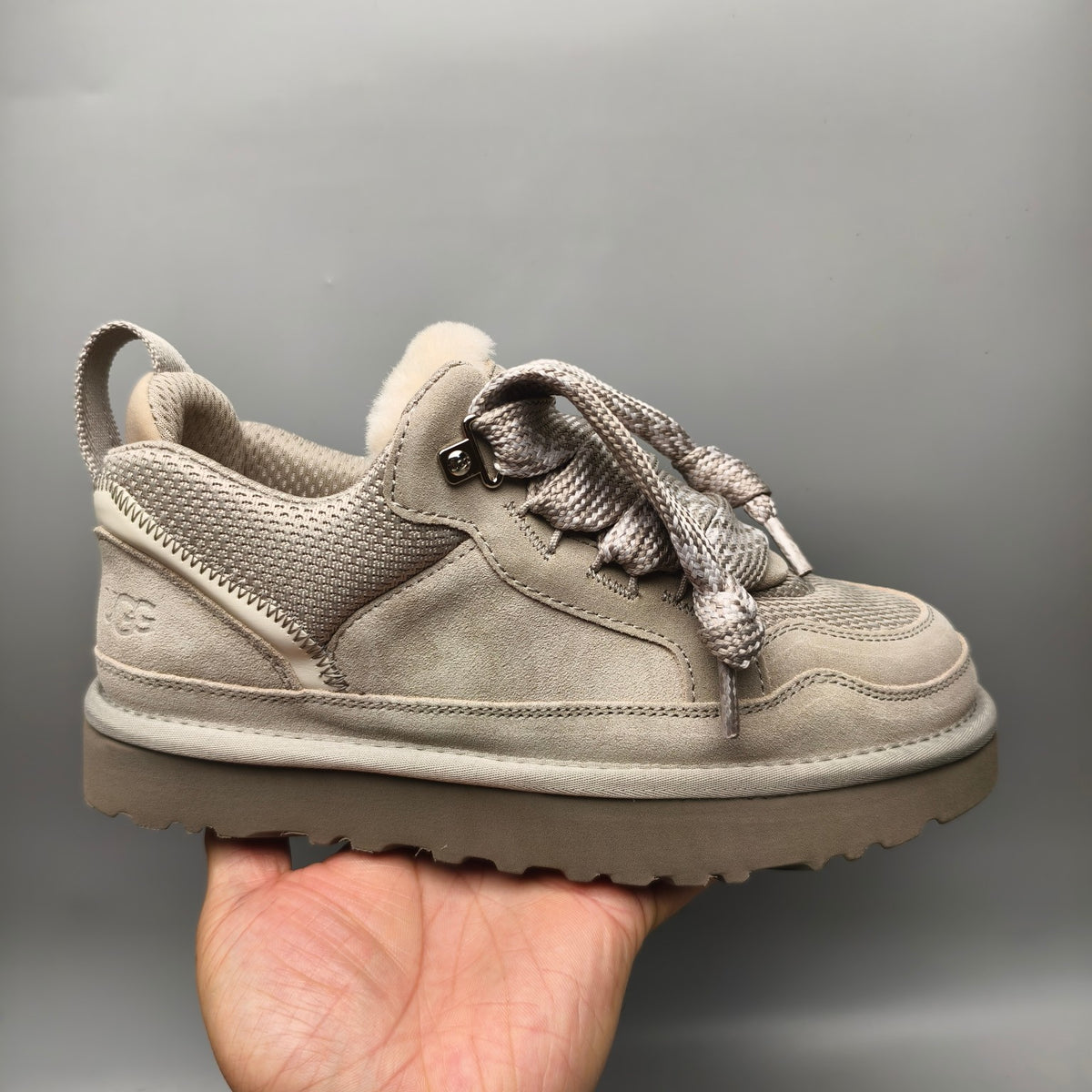 4032 Couples Mesh Sport Casual Sneakers – Gray (In Stock)