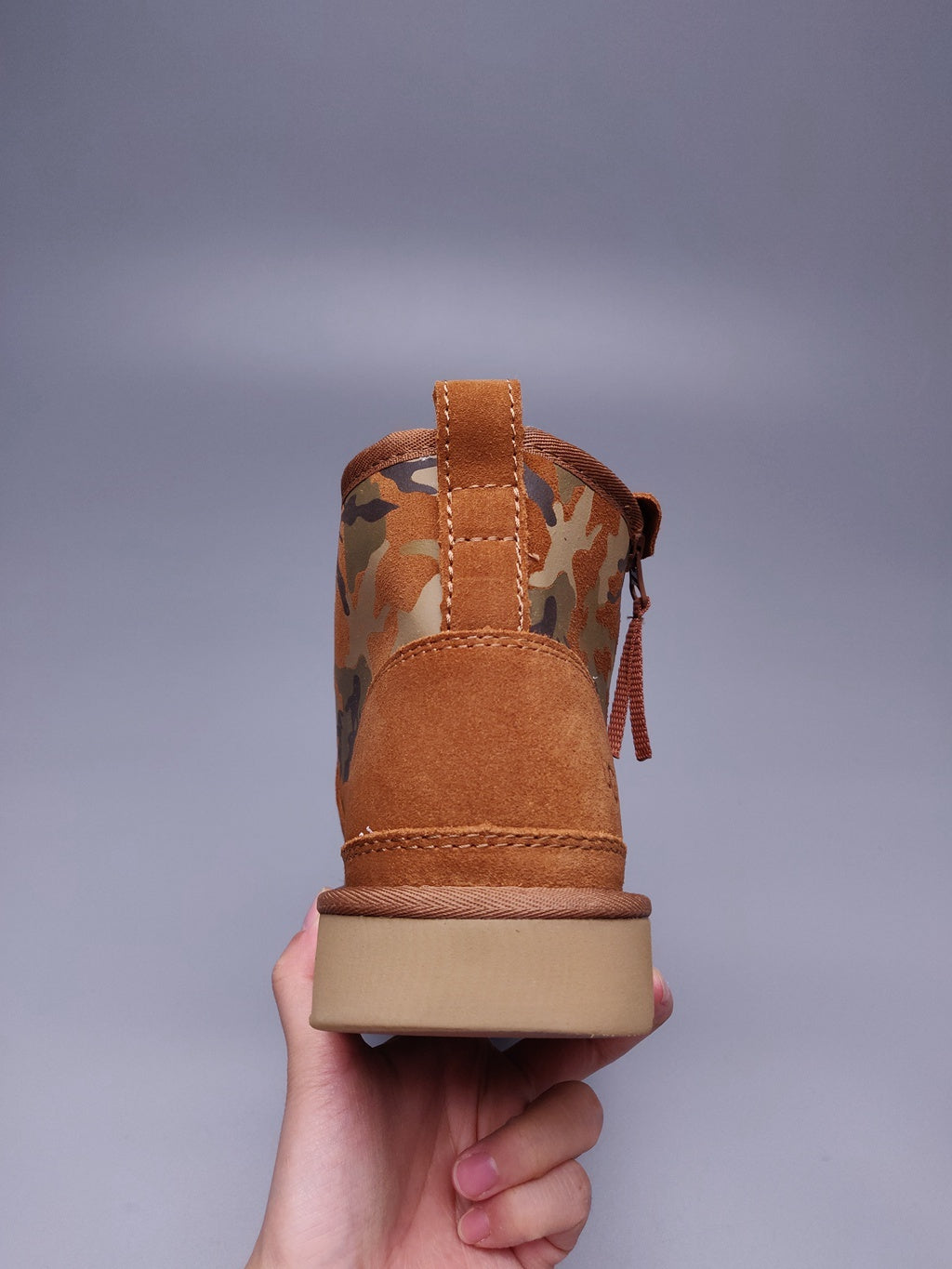4193 Men’s Colorblock Camo Sneakers – Chestnut (In Stock)