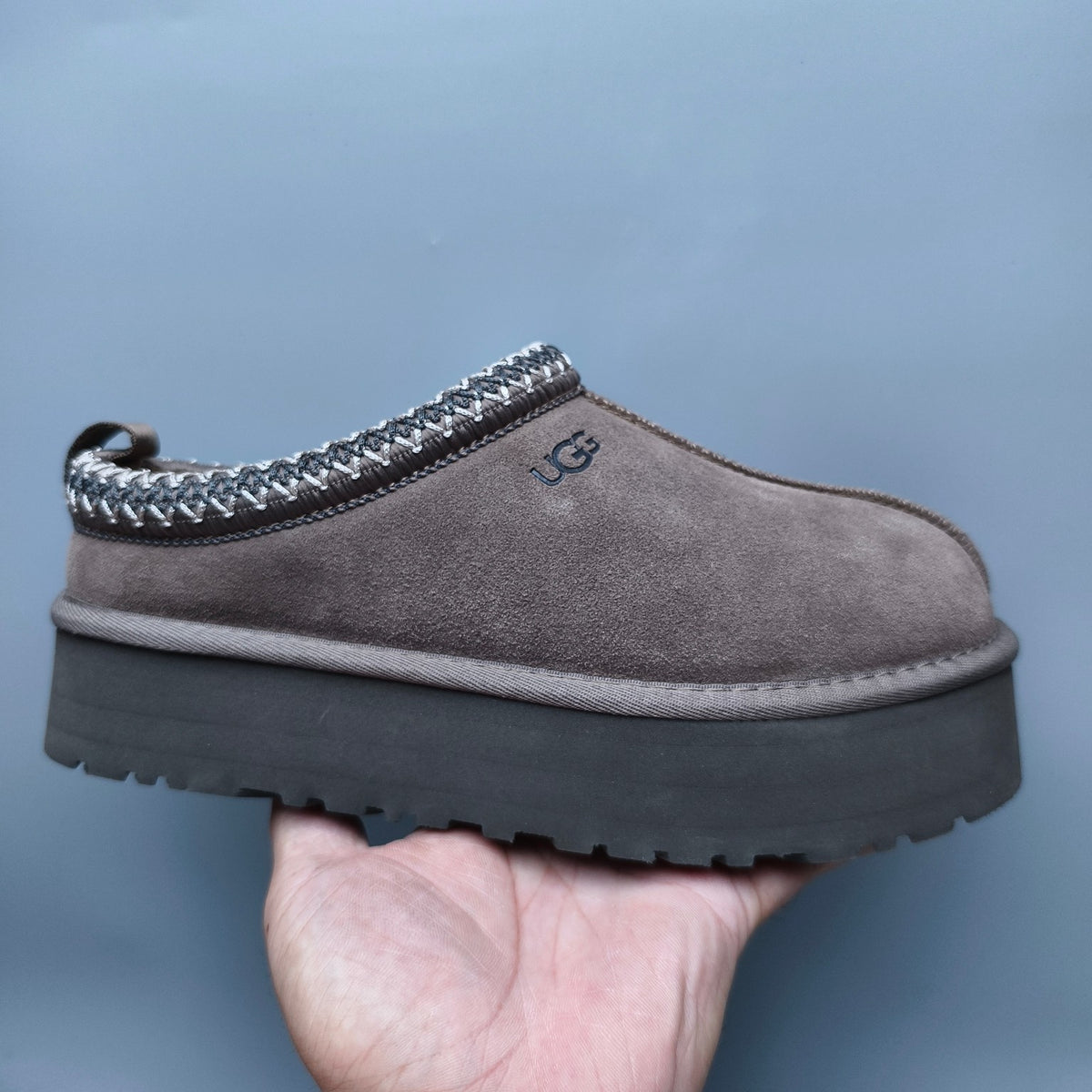 2553 Ethnic-Inspired Chunky Sole Casual Shoes – Walnut (Style 2130, In Stock)