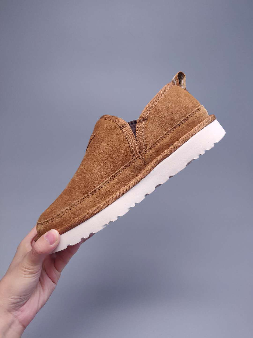 3455 Men’s Slip-On Low-Top Shoes – Chestnut (In Stock)