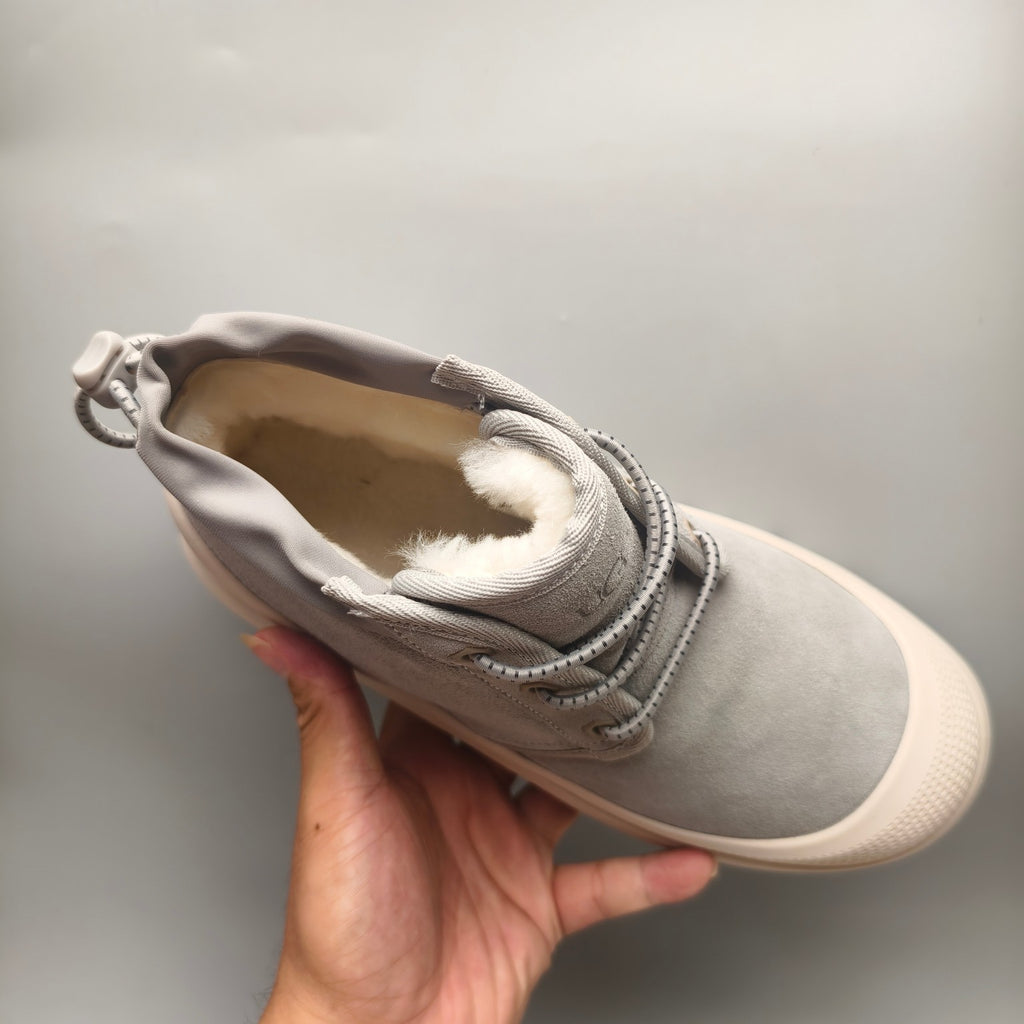 3991 High-Top Trendy Casual Sneakers – Light Gray (In Stock)