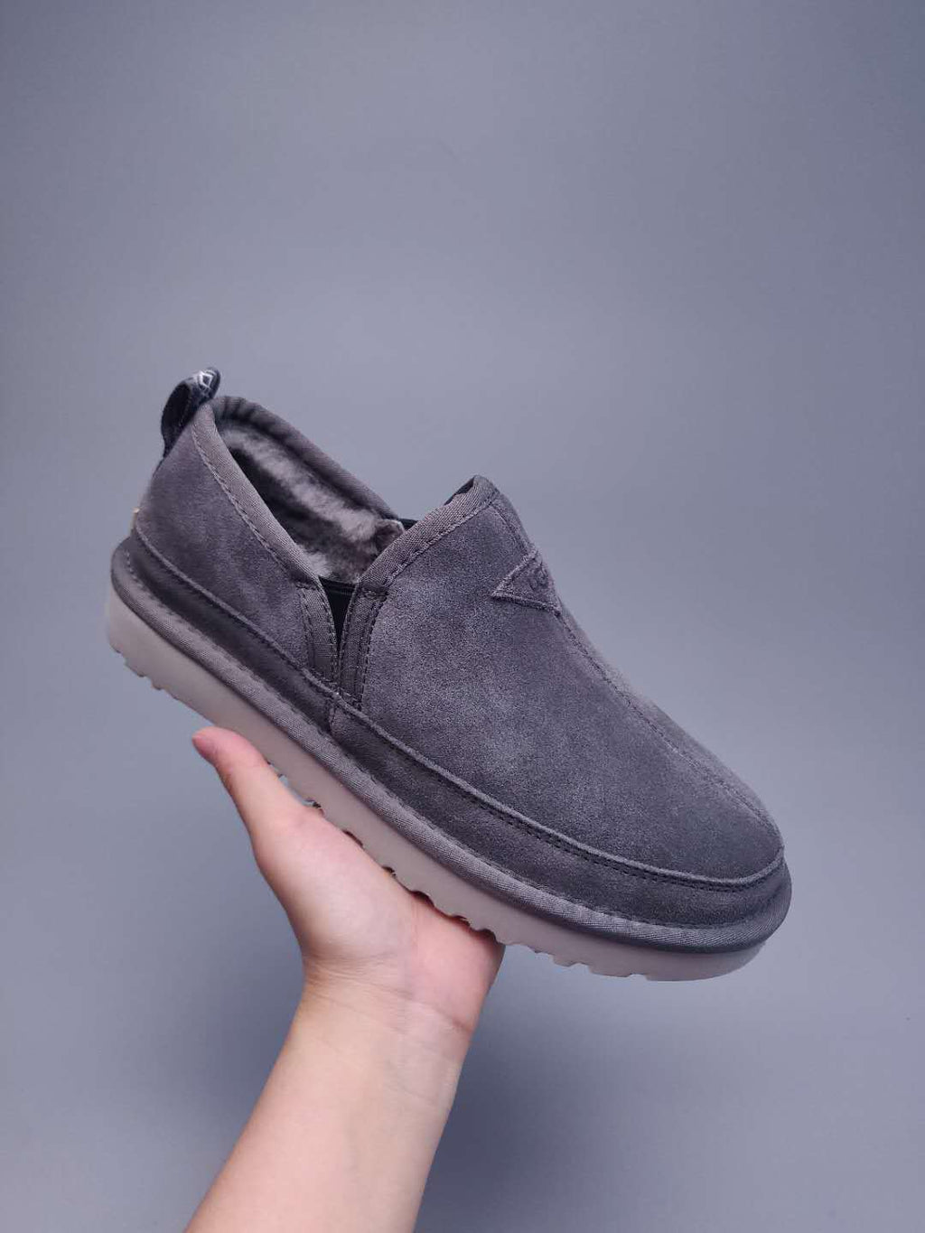 3455 Men’s Slip-On Low-Top Shoes – Gray (In Stock)