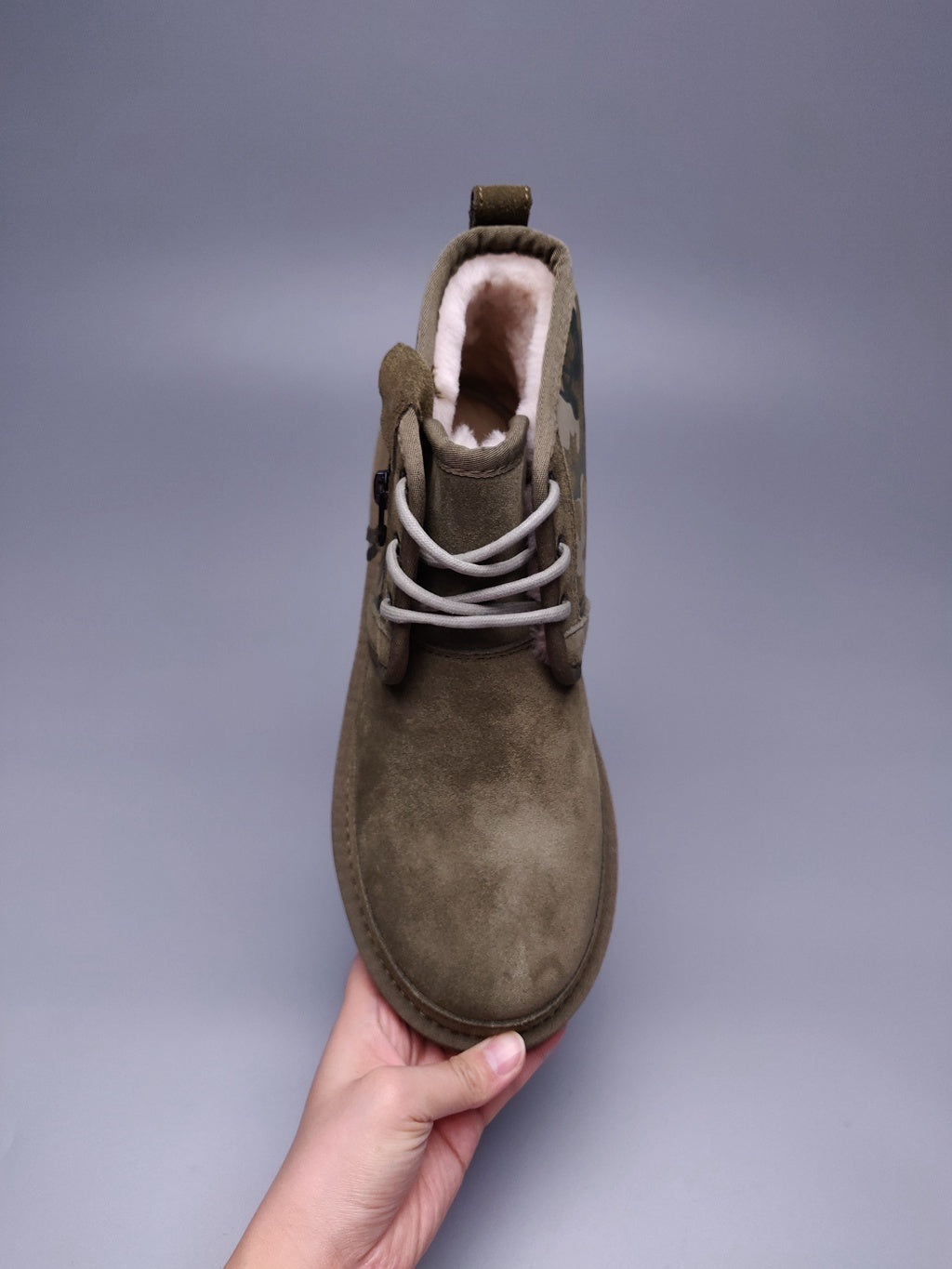 4193 Men’s Colorblock Camo Sneakers – Army Green (In Stock)