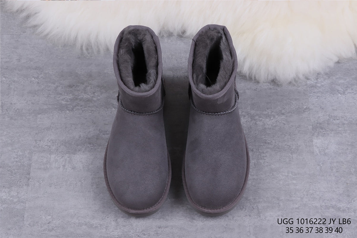 6222 Classic Mini II Short Boots – Gray (In Stock)