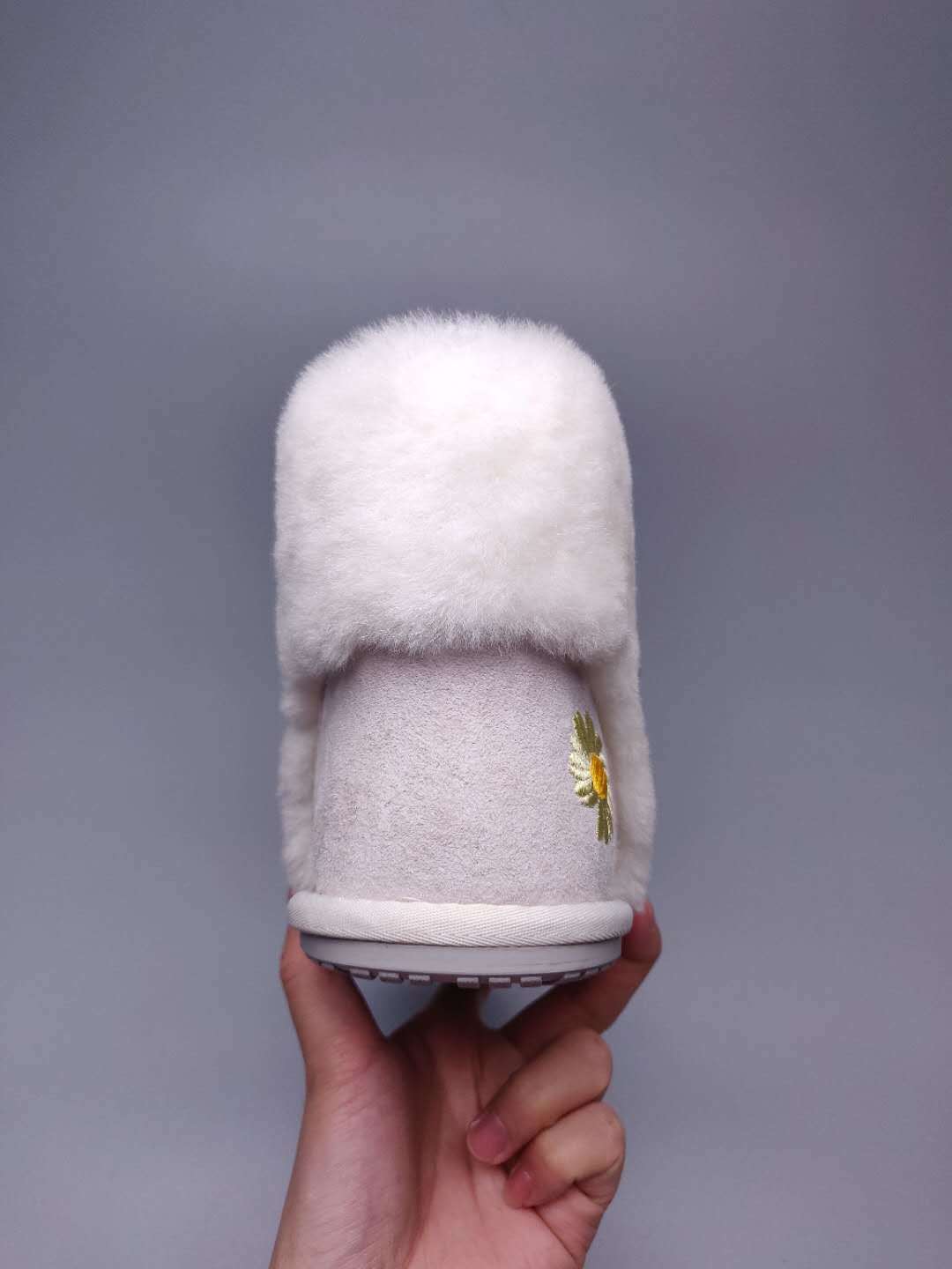 7888 Daisy Chain Ribbon Boots – Milkshake White (In Stock)