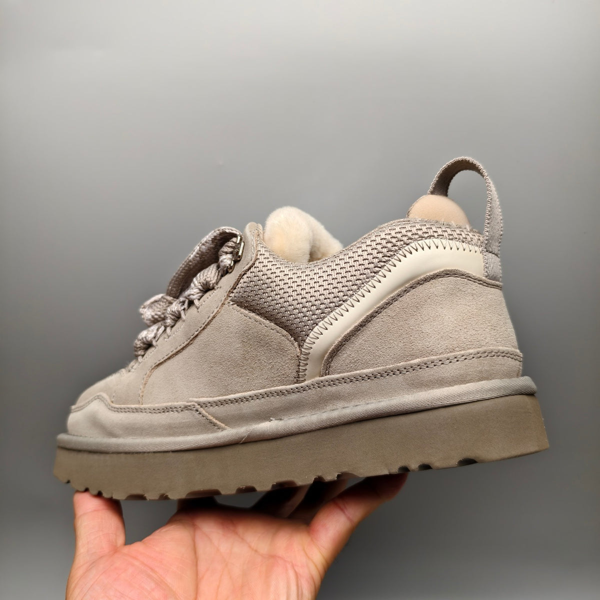4032 Couples Mesh Sport Casual Sneakers – Gray (In Stock)