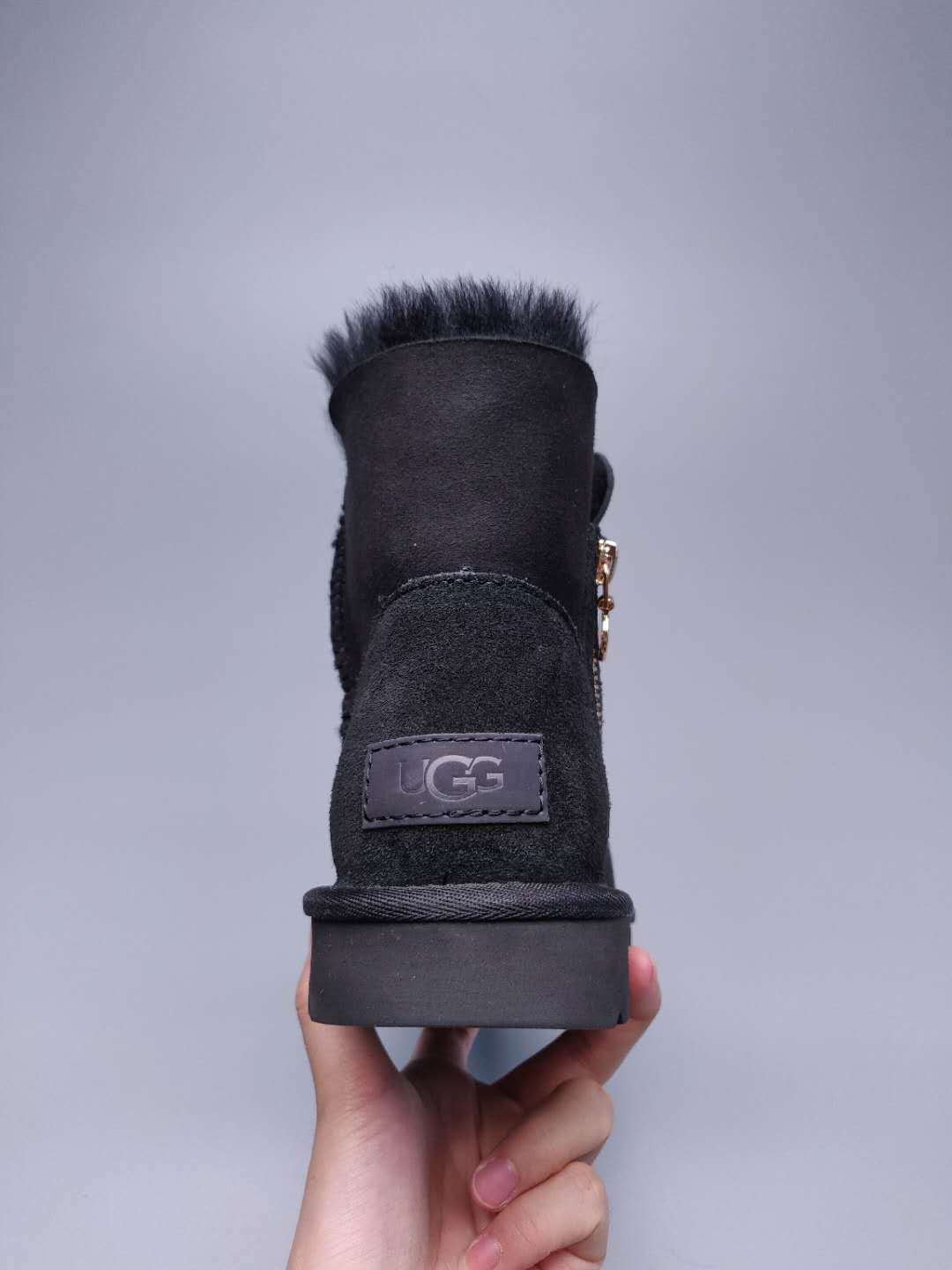 2481 Side Zip Ankle Boots – Black (In Stock)