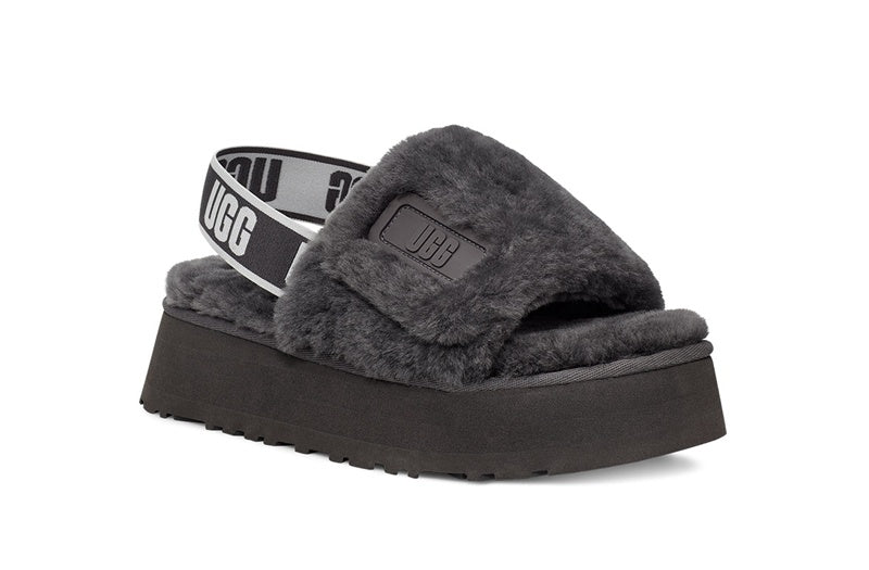 2258 Disco Fuzz Sandals – Gray (In Stock)