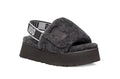 2258 Disco Fuzz Sandals – Gray (In Stock)