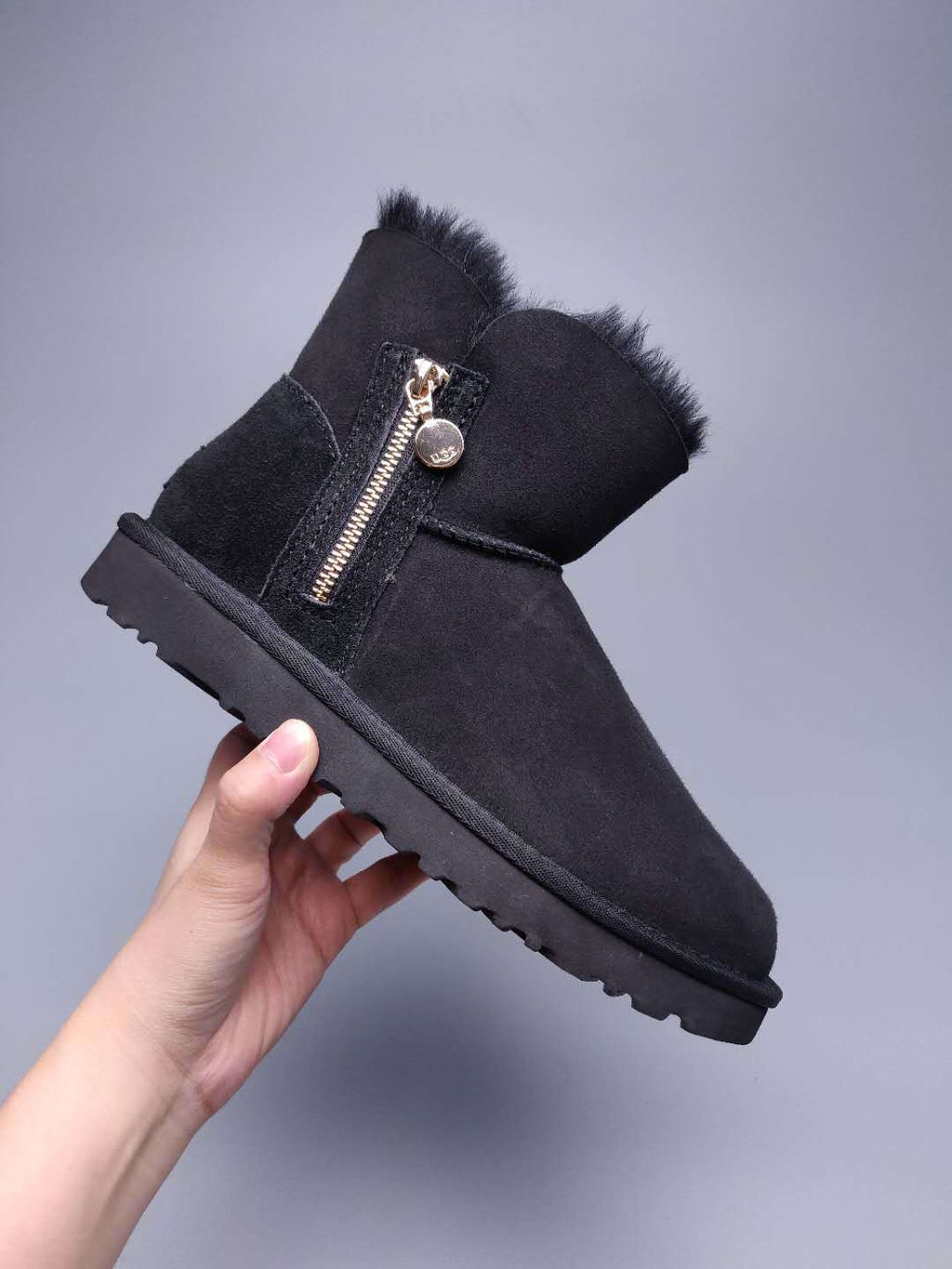 2481 Side Zip Ankle Boots – Black (In Stock)