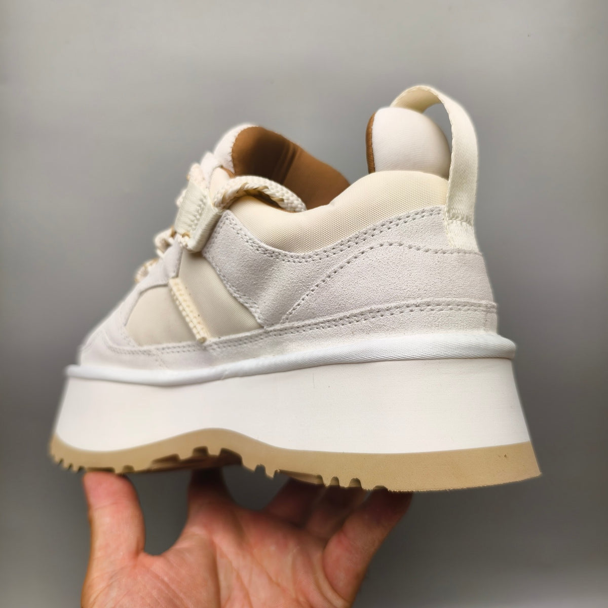 1541 Chunky Dad Sneakers – White Lace-Up Casual (In Stock)