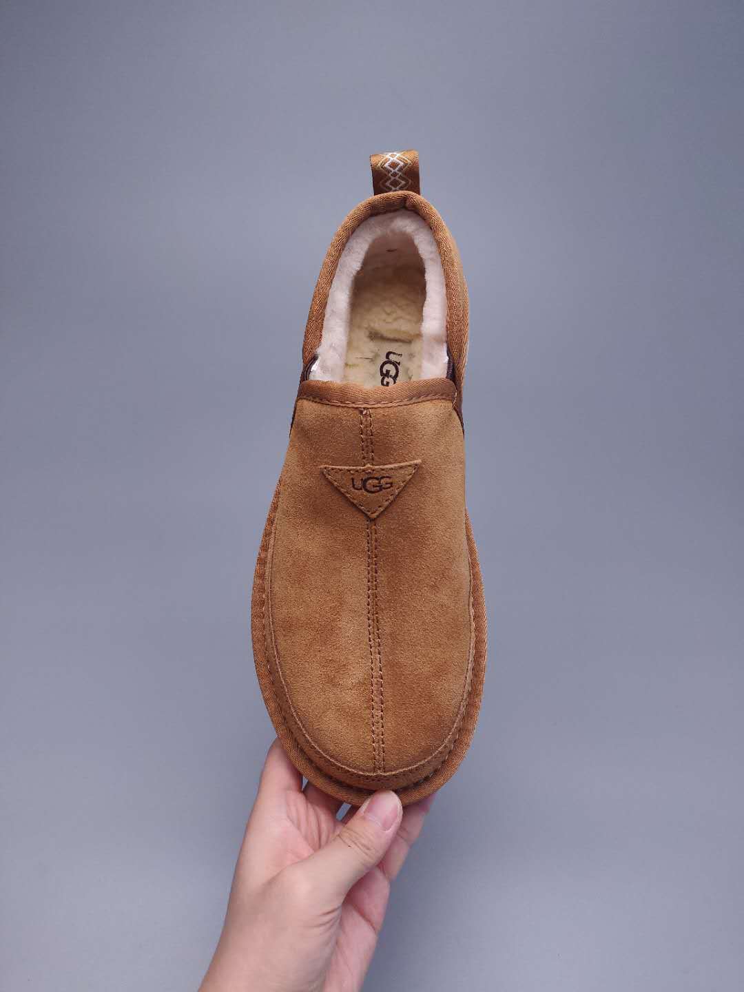 3455 Men’s Slip-On Low-Top Shoes – Chestnut (In Stock)