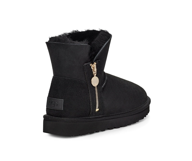 2481 Side Zip Ankle Boots – Black (In Stock)