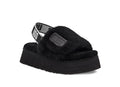 2258 Disco Fuzz Sandals – Black (In Stock)