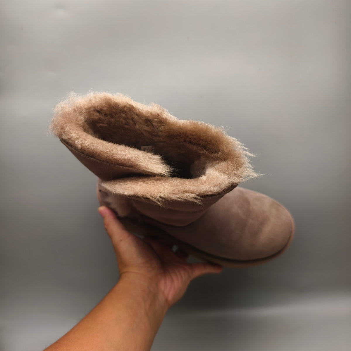 1533 Wedge Chunky Mid-Calf Fashion Boots – Walnut (In Stock)