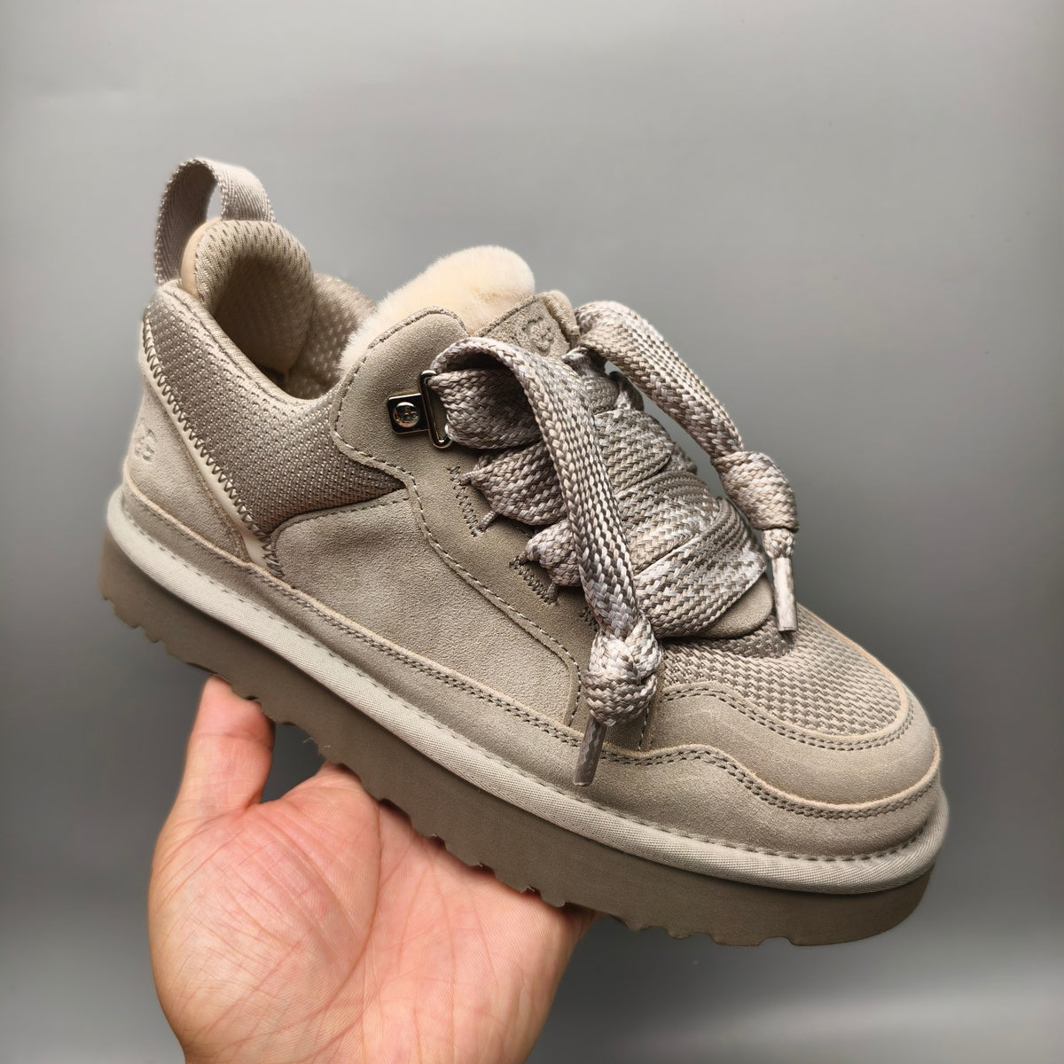 4032 Couples Mesh Sport Casual Sneakers – Gray (In Stock)