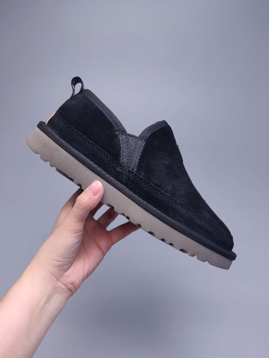 3455 Men’s Slip-On Low-Top Shoes – Black (In Stock)