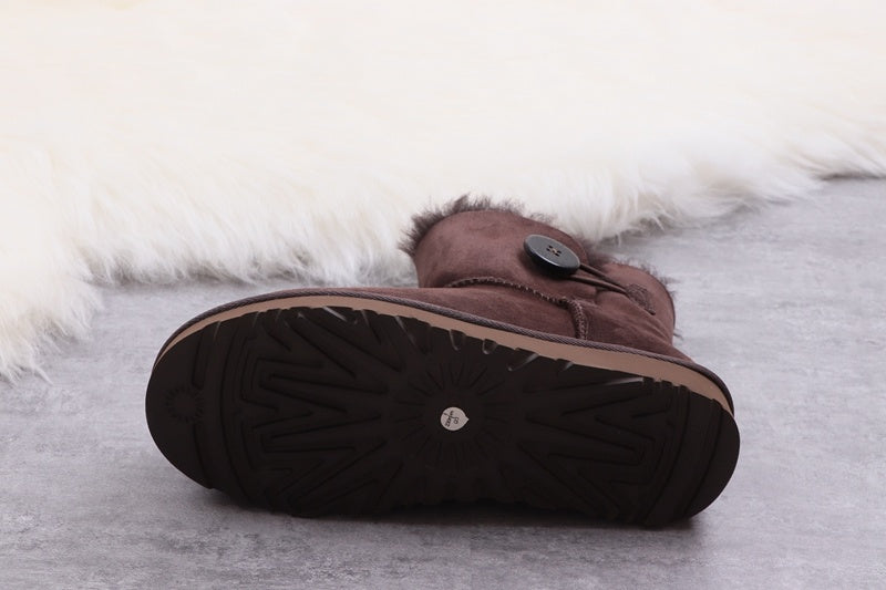 6422 W Mini Bailey Button II – Coffee (New Arrival)