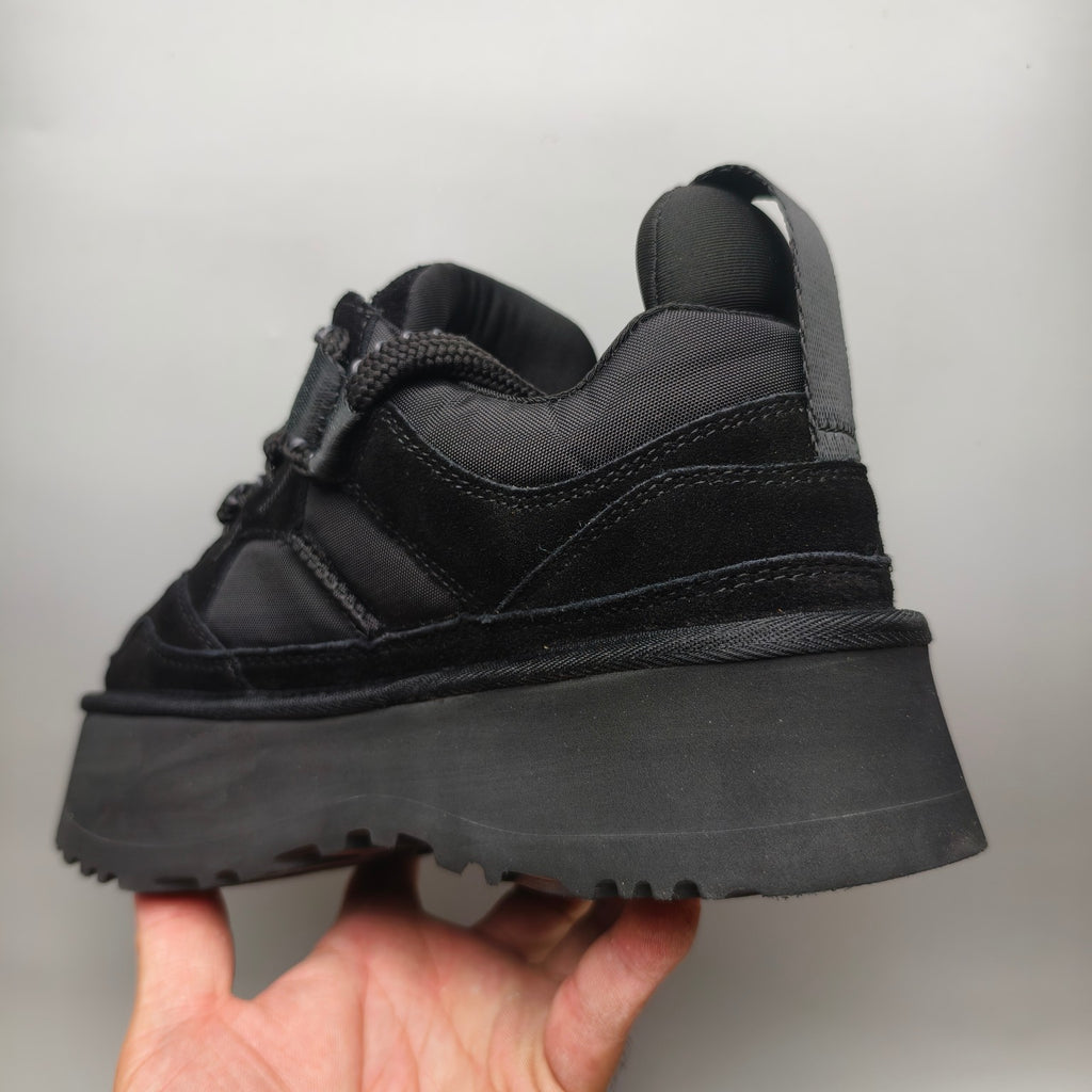 1541 Chunky Dad Sneakers – Black Lace-Up Casual (In Stock)