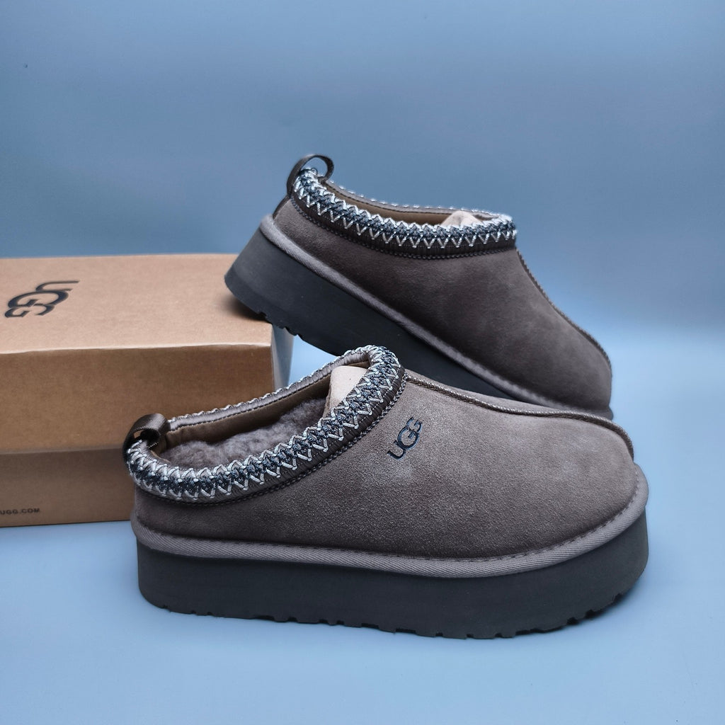 2553 Ethnic-Inspired Chunky Sole Casual Shoes – Walnut (Style 2130, In Stock)