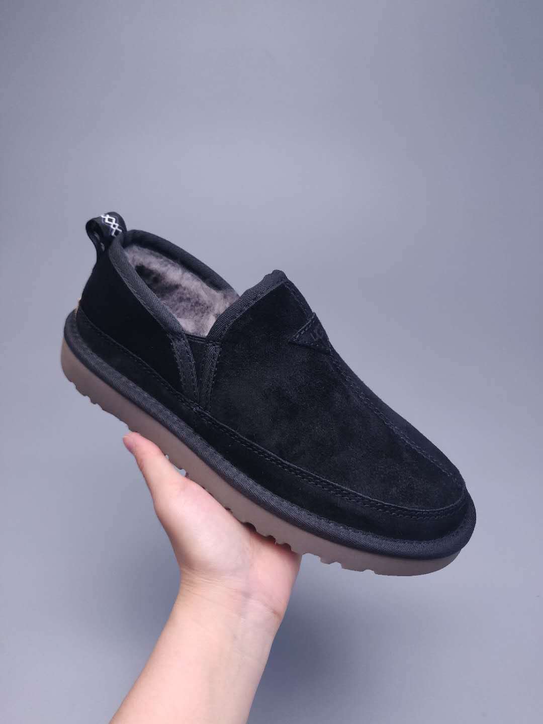 3455 Men’s Slip-On Low-Top Shoes – Black (In Stock)