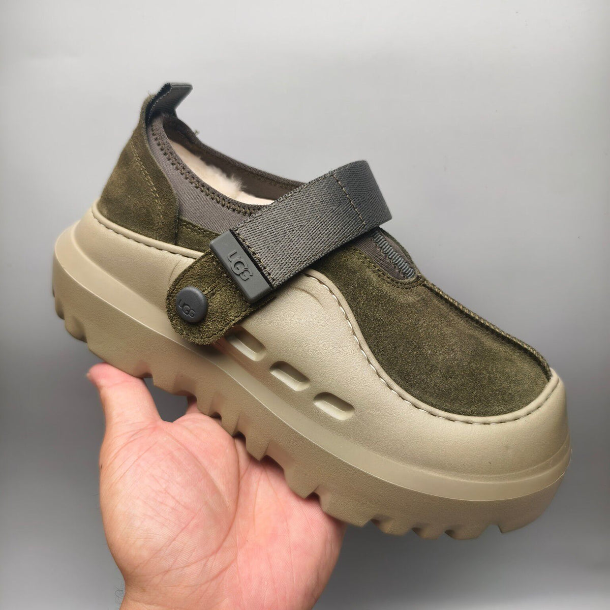 7550 Slip-On Casual Shoes – Green (In Stock)
